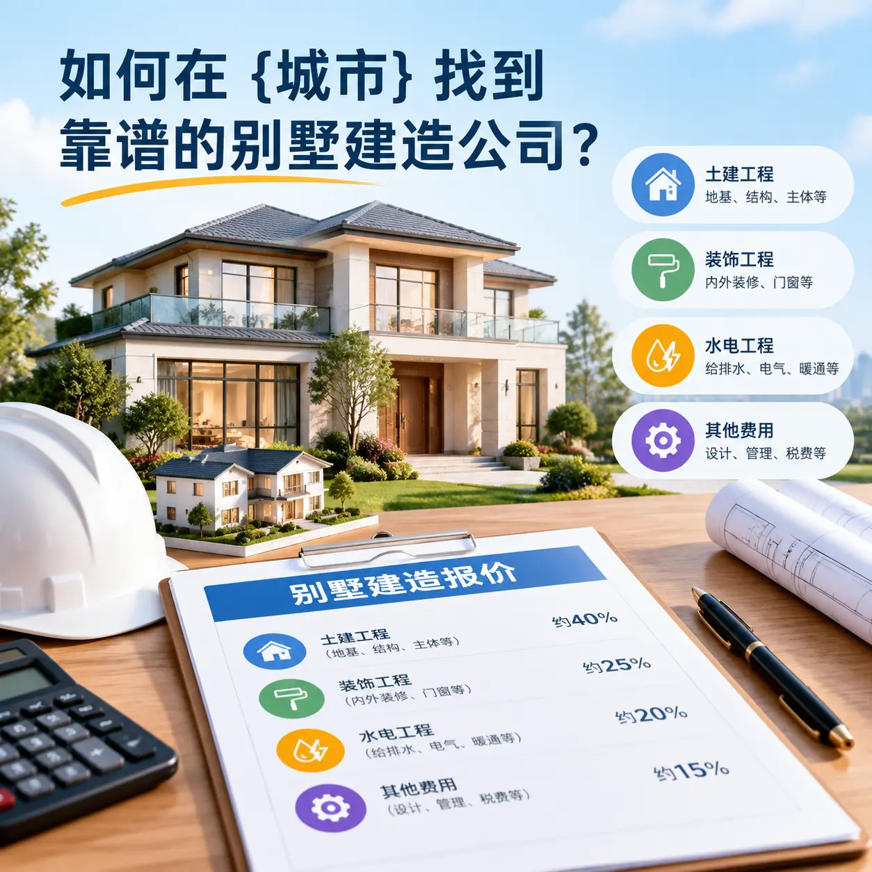 如何在 荔波 找到靠谱的别墅建造公司？