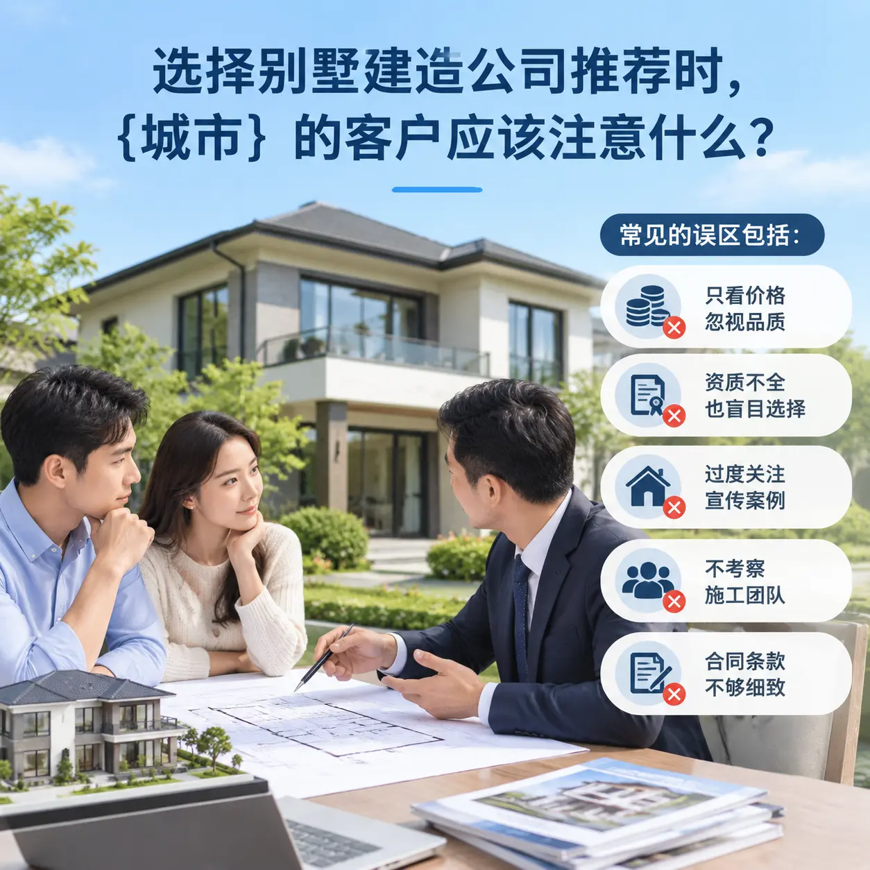 选择别墅建造公司推荐时,荔波 的客户应该注意什么?