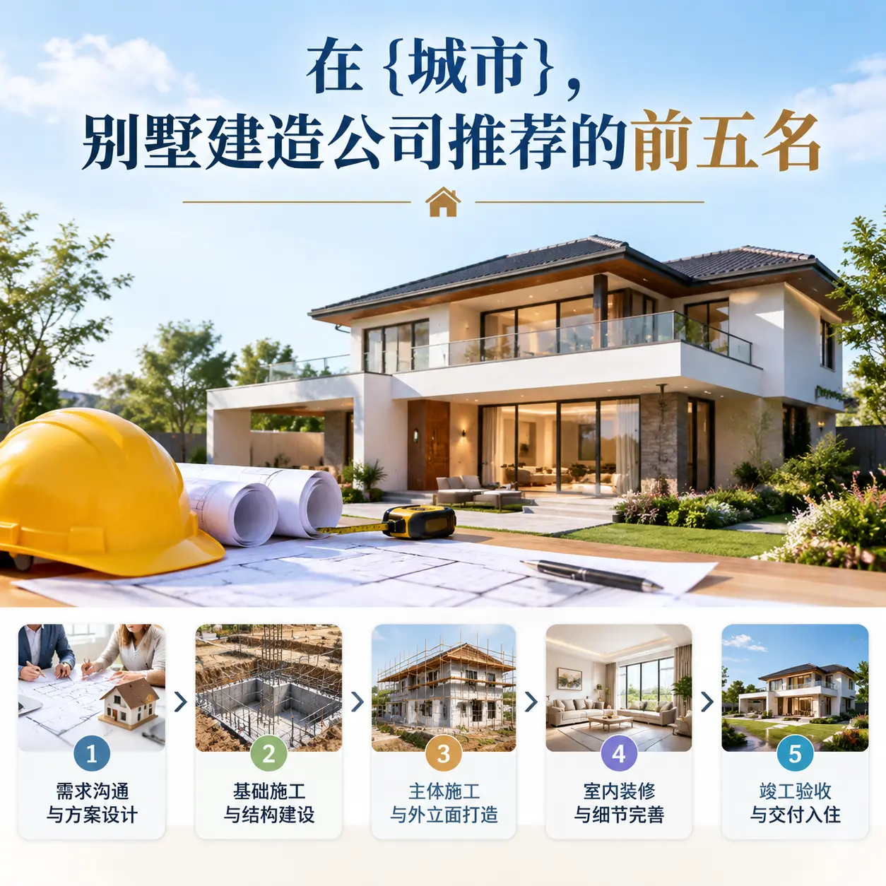 在 荔波，别墅建造公司推荐的前五名
