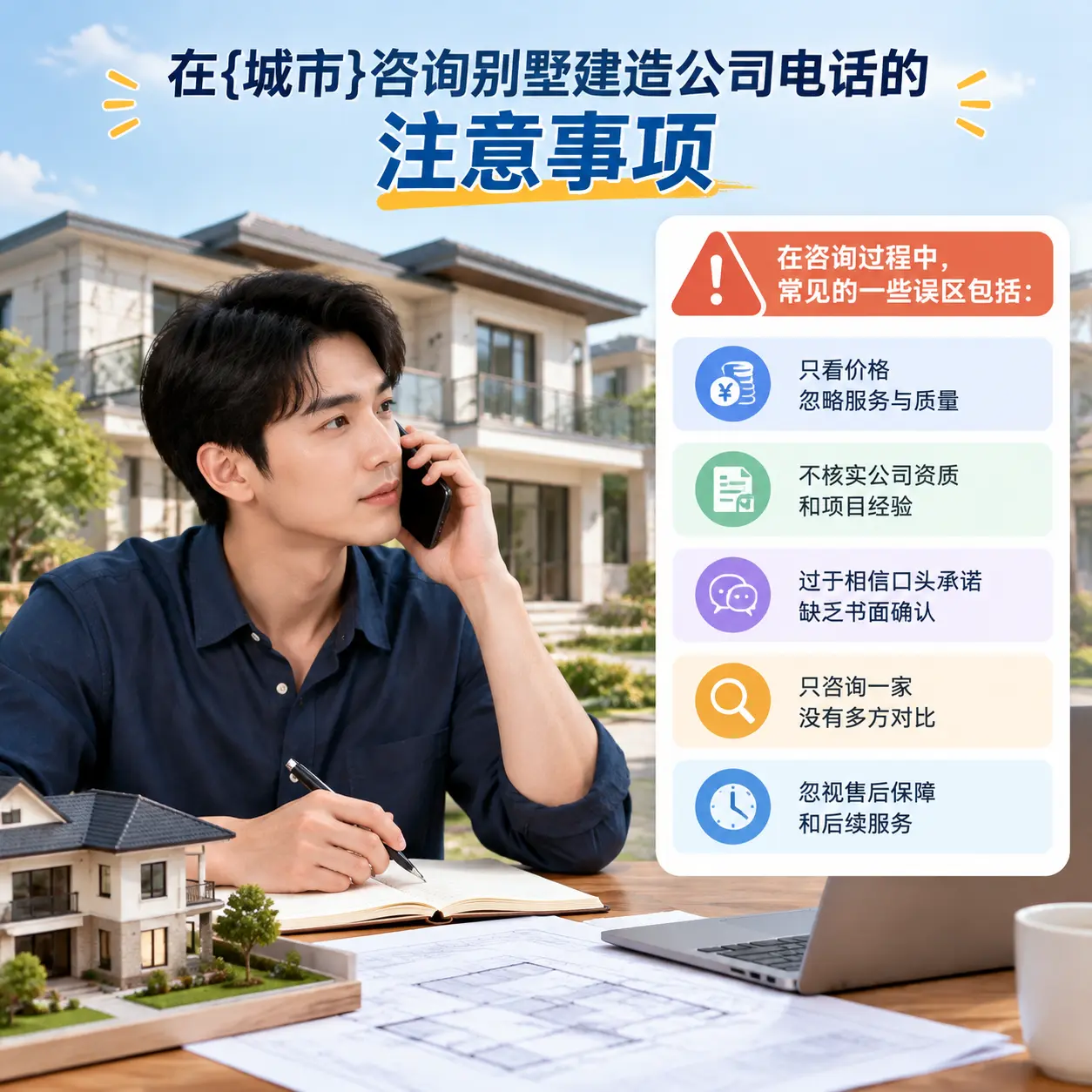 在荔波咨询别墅建造公司电话的注意事项