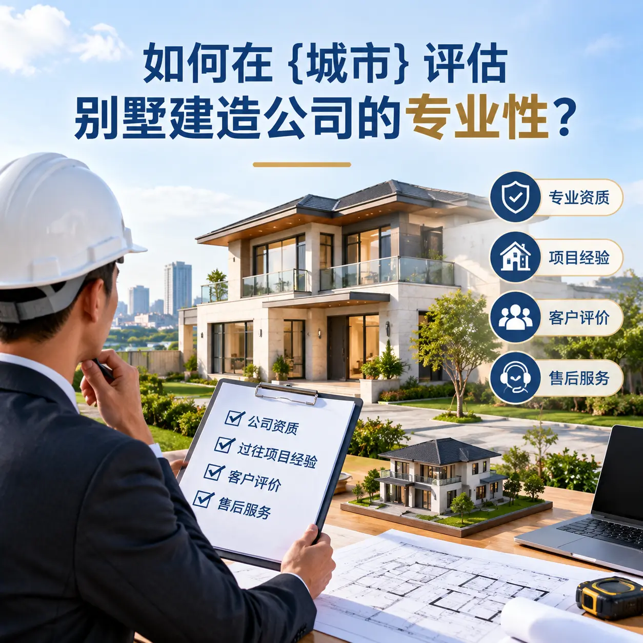 如何在 荔波 评估别墅建造公司的专业性？