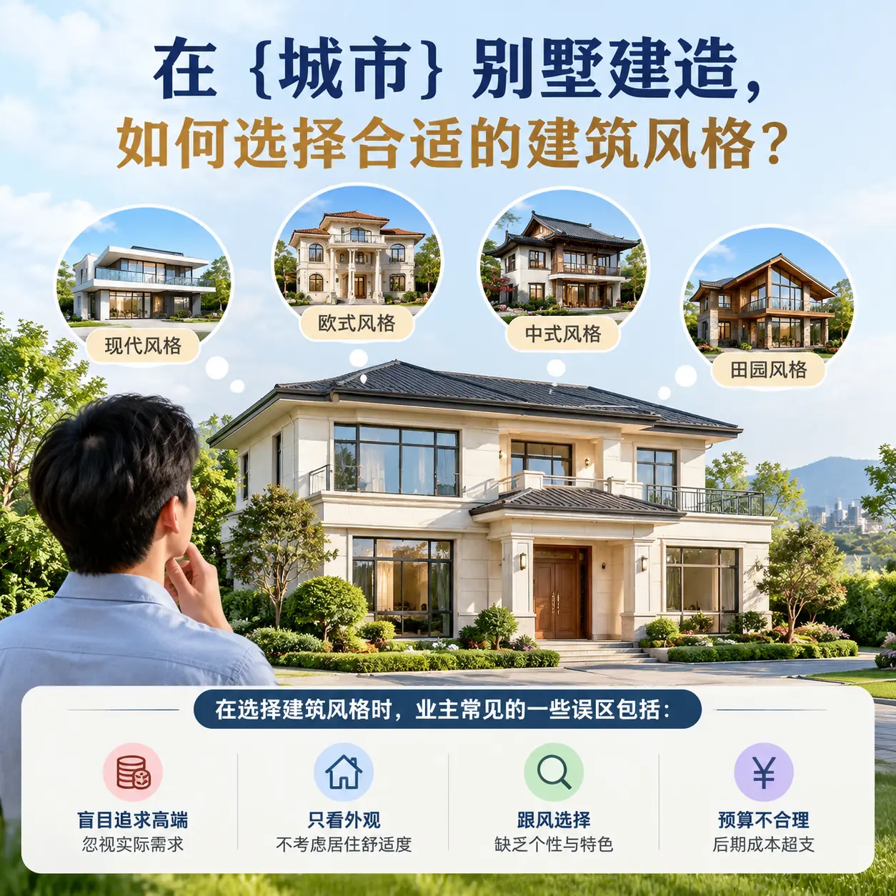 在 荔波 别墅建造，如何选择合适的建筑风格？