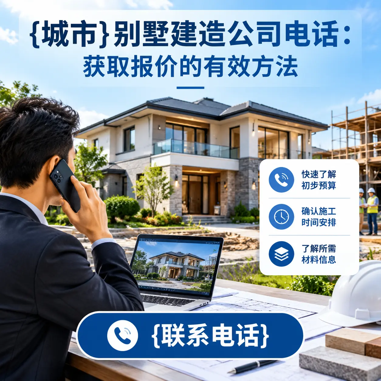 荔波别墅建造公司电话：获取报价的有效方法