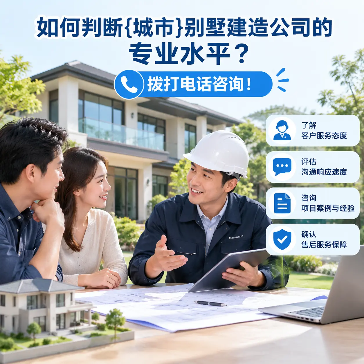 如何判断荔波别墅建造公司的专业水平?拨打电话咨询!