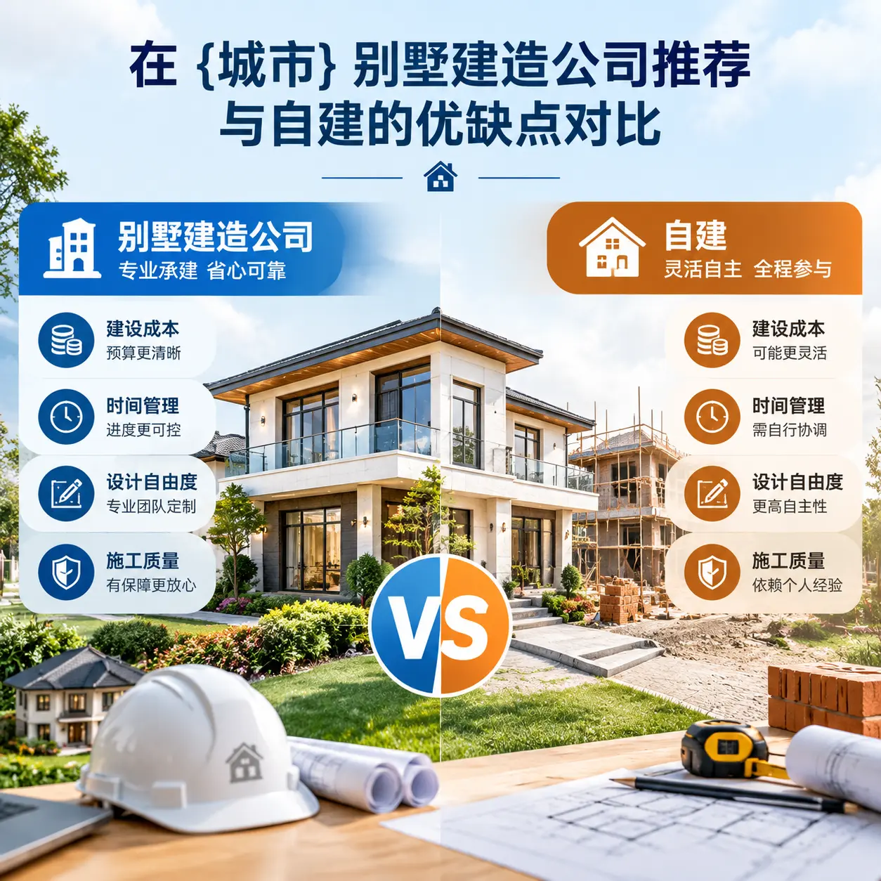 在 荔波 别墅建造公司推荐与自建的优缺点对比